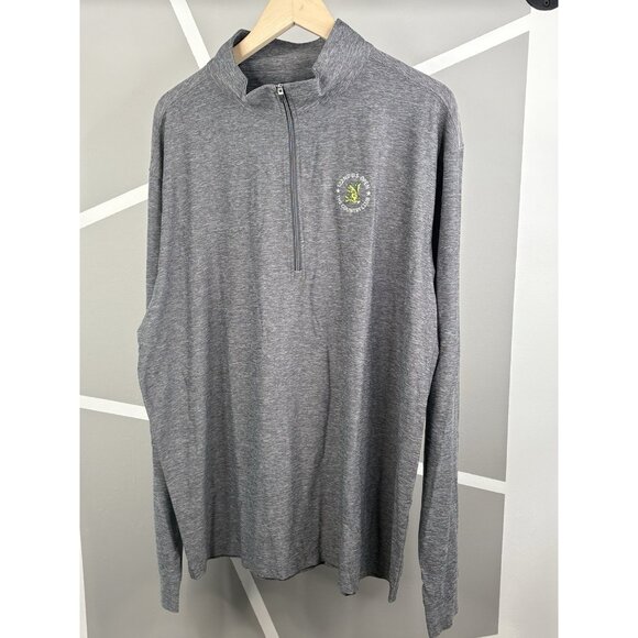 The Country Club Brookline 122nd US Open Golf Straight Down ¼ Zip Mens 2XL Grey - Picture 1 of 15